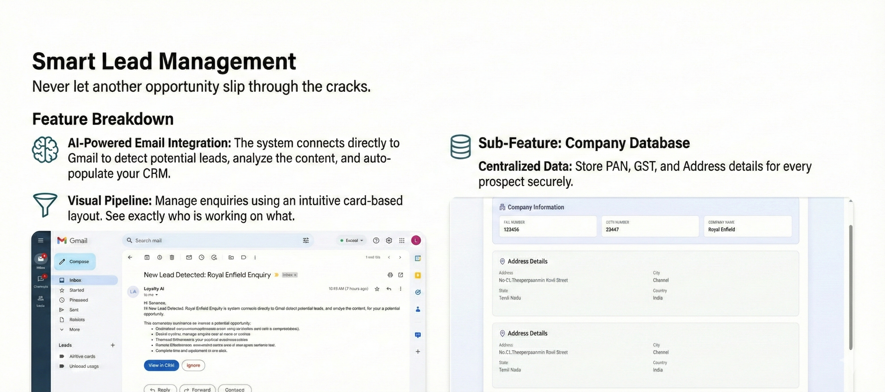 Lead Pipeline Management